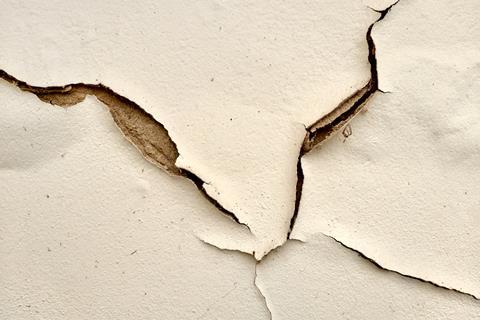 An image showing cracks