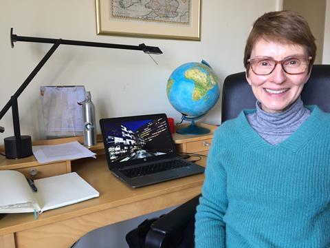 An image showing Helen Sharman at home