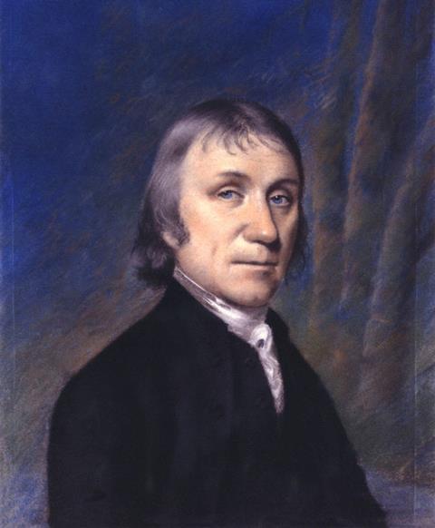 Joseph Priestley (1733 – 1804), portrait by Ellen Sharples, c. 1794