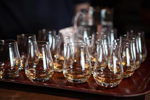 Whisky tasting glasses