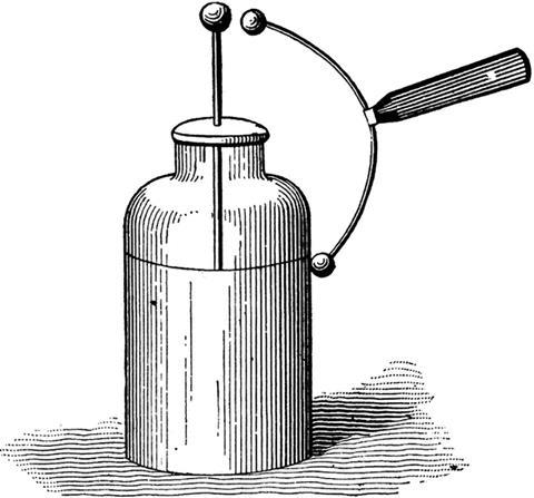 0417CW - Classic Kit - Leyden jar drawing