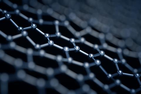 An image showing graphene molecules