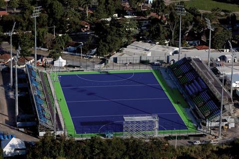 Rio 2016 hockey pitch