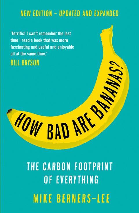 An image showing the book cover of How bad are bananas
