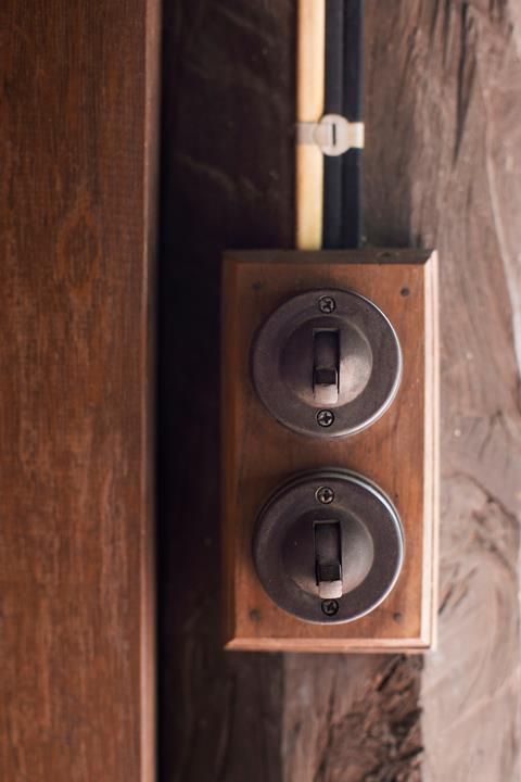 Vintage bakelite light switch 