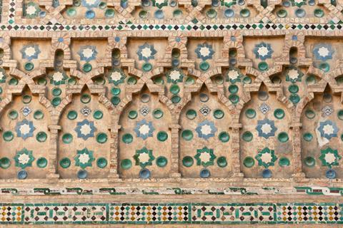 Zaragoza cathedral wall