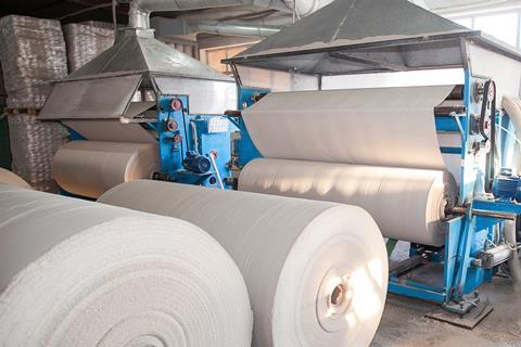 Paper production plant