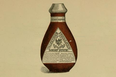 An image showing a bottle of Valentine's meat juice