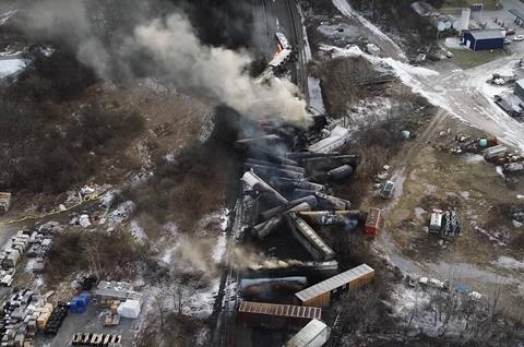 Ohio train derailment