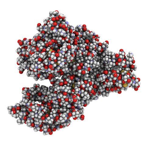 Albumin 3D molecule