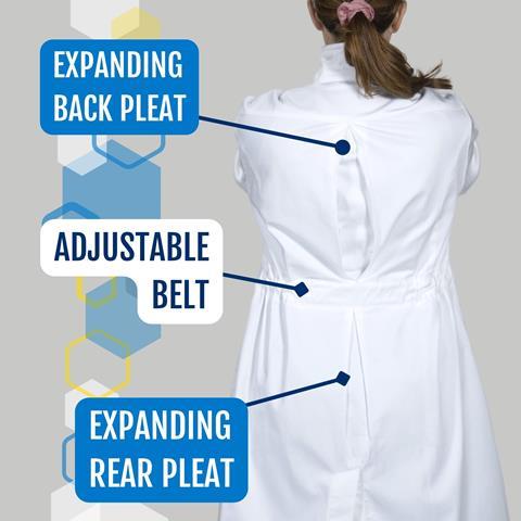 Maternity lab coat