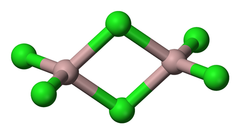 Aluminium trichloride dimer 3D structure