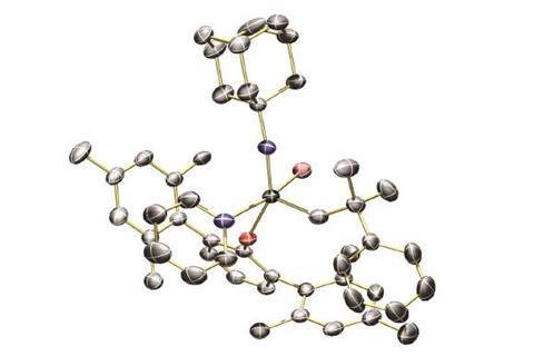 X-ray crystal structure of Mo-2