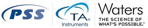 Logos of PSS, TA instruments and Waters Corporation