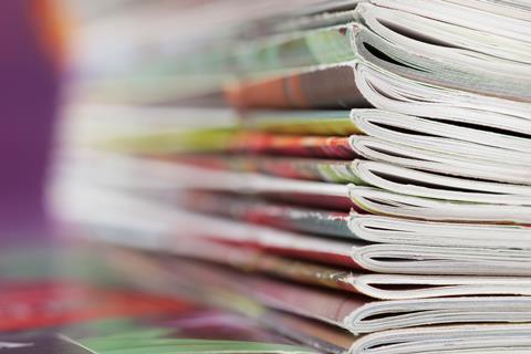 A stack of magazines