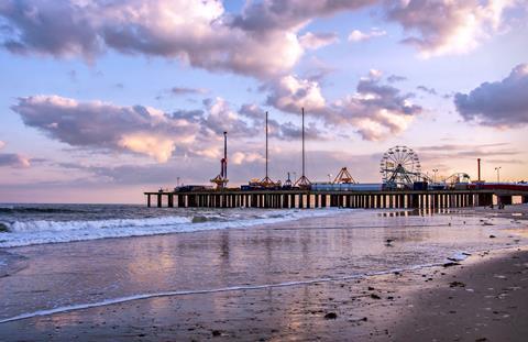 A picture of the Atlantic City Pier, New Jersey 