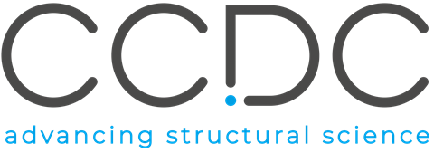 Large logo for the Cambridge Crystallographic Data Centre