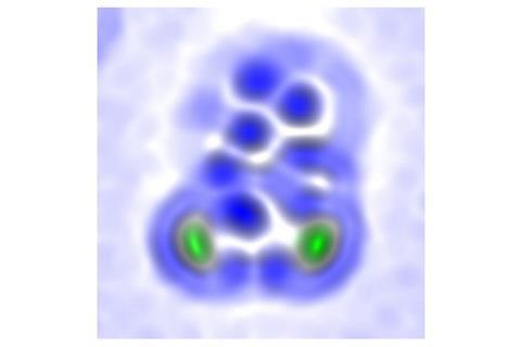 Ocean Carbon Imaged on the Atomic Scale