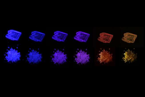 An image showing glowing crystals