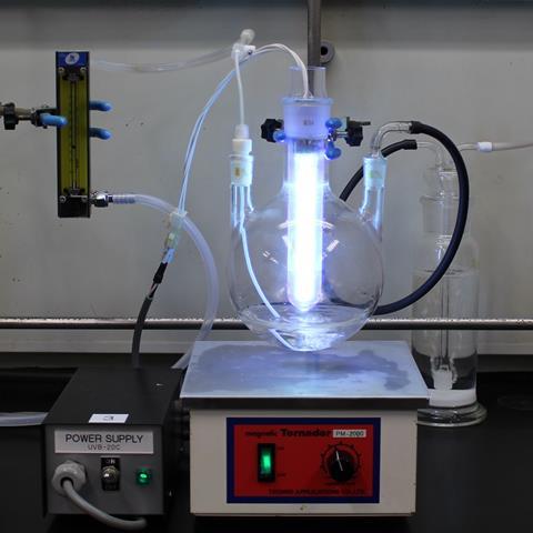 Photo-on-demand one-pot synthesis