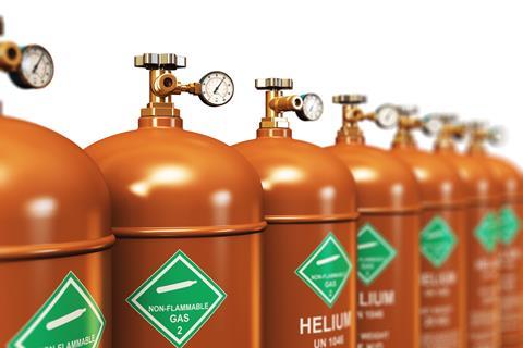 helium cylinders