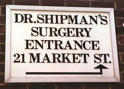 Shipman surgery sign