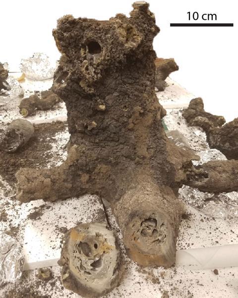 An image showing fulgurite