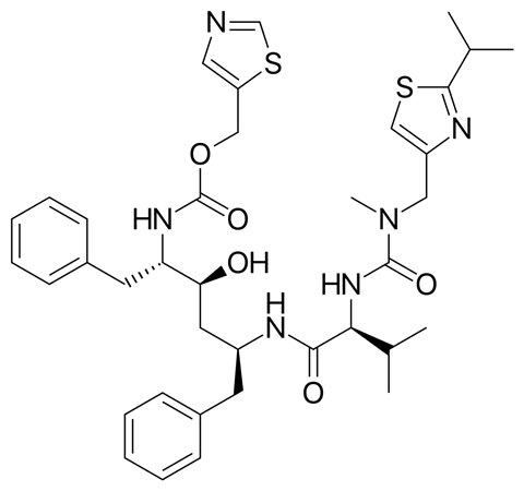 Ritonavir molecular structure