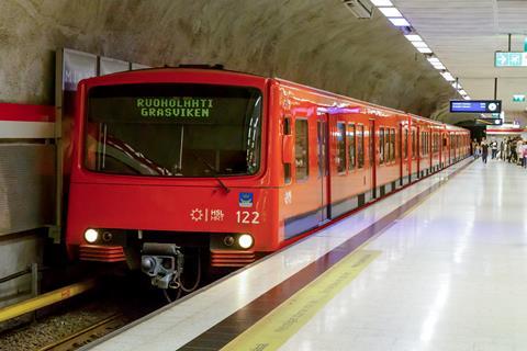 M100 Helsinki train