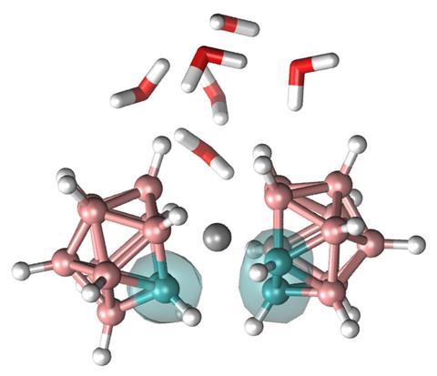 An image showing atomistic simulations of COSAN