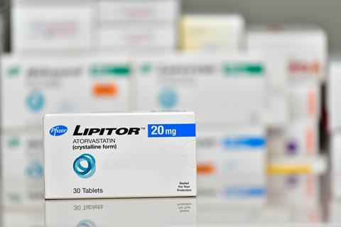 Box of Lipitor - a medicine used to treat high cholesterol