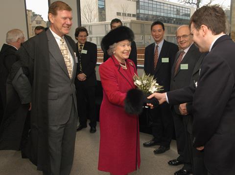 Graham Richards and Queen Elizabeth II