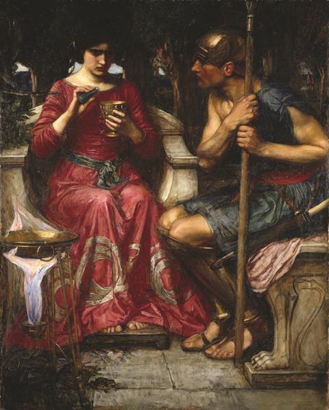 Jason and Medea painting by John William Waterhouse 