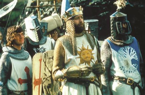 Film still from Monty Python and The Holy Grail