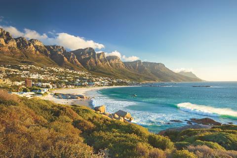 Camps bay in Cape Town, South Africa 