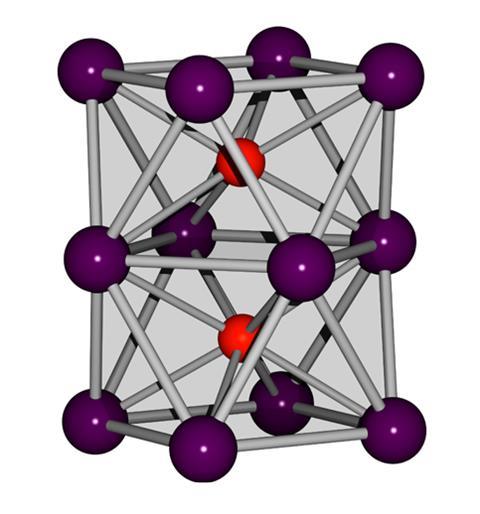 Crystal structure of FeBi2