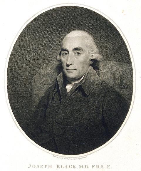 Joseph Black. Stipple engraving by J. Heath after H. Raeburn.