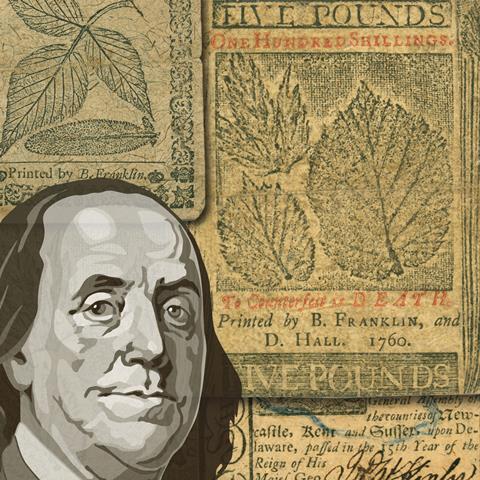 Anticounterfeiting secrets of Benjamin Franklin's paper money revealed, Research