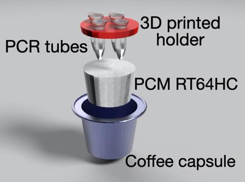 An image showing a 3D render of the CoroNaspresso