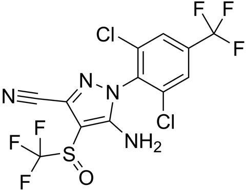 The structure of fipronil