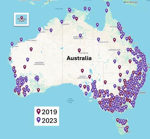 Australia map