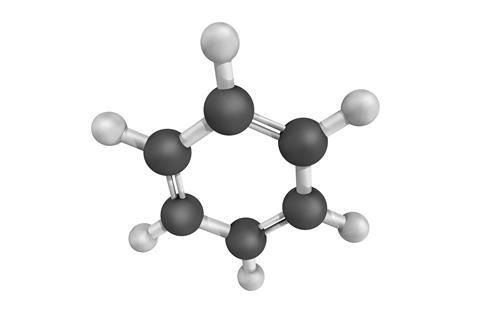 Benzene 3D molecule