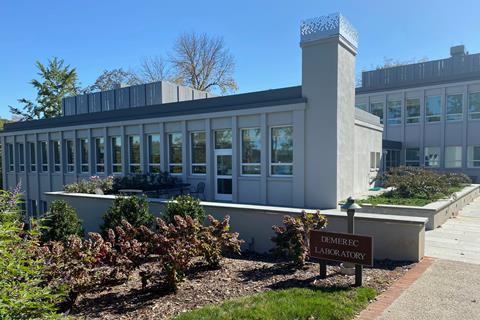 An image showing the entrance to the new chemistry lab at Cold Spring Harbor Laboratory