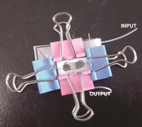 Tiny fuel cell produces electricity in soft drinks