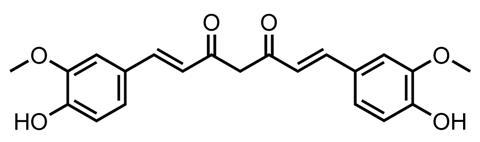 An image showing the structure of curcumin