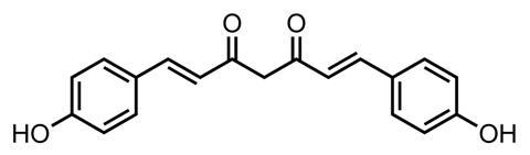 An image showing a structure of bisdemethoxycurcumin