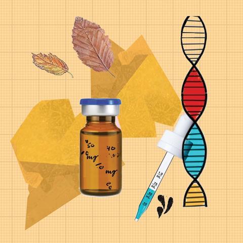 An illustration showing the concept of DNA repair