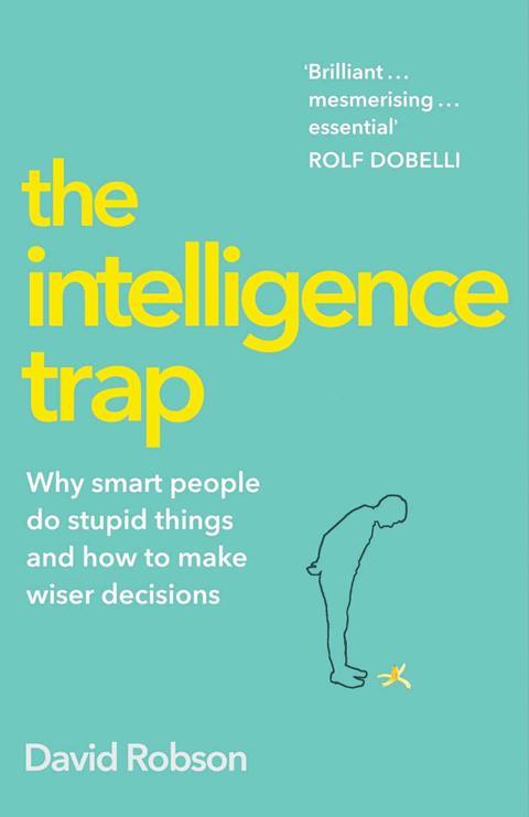 An image showing the book cover of The Intelligence Trap