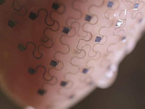 Wearable flexible skin device