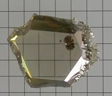 A single crystal of gallium nitride